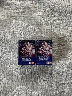 One Piece DP09 Double Pack Set 9 The Azure Sea’s Seven OP14 (X2)– Factory Sealed - Image 1