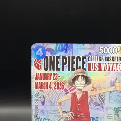 Bandai Namco One Piece Monkey D. Luffy Promo Holo US Voyage Promo 5000 - Image 2