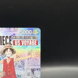 Bandai Namco One Piece Monkey D. Luffy Promo Holo US Voyage Promo 5000 - Image 3