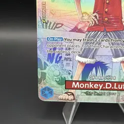 Bandai Namco One Piece Monkey D. Luffy Promo Holo US Voyage Promo 5000 - Image 5