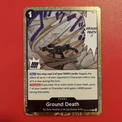Ground Death - OP14-096 - Foil Rare - One Piece TCG - The Azure Sea’s Seven NM - Image 1