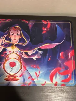 Ravensburger Disney Lorcana Belle Playmat Shimmering Skies USED - Image 3
