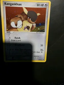 Pokemon TCG Kangaskhan EX FireRed LeafGreen Holo Rare Card 6/112 - Image 3