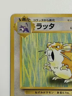 Raticate No.020 Base Set vintage Old Back Japanese Pokemon Card From Japan - Image 2