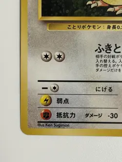 Pidgey No.016 Base Set vintage Old back Japanese Pokemon Card From Japan - Image 4