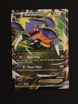 Pokemon Garchomp EX Black Star Promo TCG Card XY09 LP Condition - Image 1