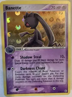Banette Hidden Legends 1/101 Reverse Holographic Pokemon Card FBG C- - Image 2