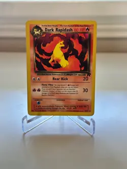 Dark Rapidash Vintage Team Rocket Non Holo Pokemon Card 44/82 (LP) - Image 1