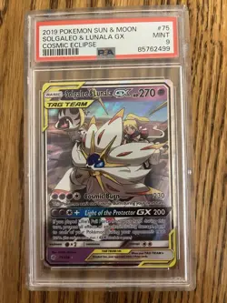 Pokemon Graded Card Lot 7 Holo Mew Zacian Espeon Solgaleo Lunala - Image 5