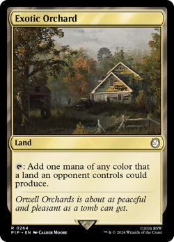 Exotic Orchard (264) FOIL Fallout NM Land Rare MAGIC THE GATHERING CARD ABUGames - Image 1