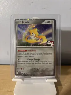 Jirachi 126/182, NM Holo, Prize Pack Series 5 Promo, Stamped, Pokemon TCG Card - Image 1