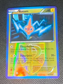 Rotom 49/135 Reverse Holo - Plasma Storm Pokemon Card - LP - Image 1