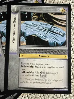 Lord of the Rings TCG 4 Rare Card Lot The Shards of Narsil 3R44 - Image 2