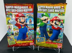 2020 Super Mario Bros. History Japanese Wafer Cards Sealed Packs Near Mint RARE - Image 1