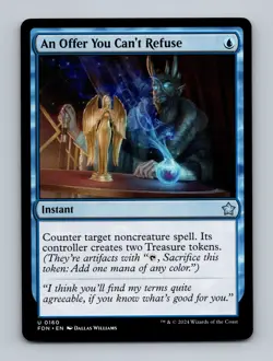 An Offer You Can't Refuse Foundations Non-Foil MTG NM - Image 1
