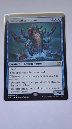 Hullbreaker Horror NM-Mint, English Innistrad: Crimson Vow MTG - Image 1