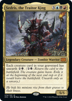 1x Sedris, the Traitor King Near Mint MTG Magic - Kid Icarus - - Image 1