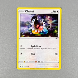 Pokemon TCG Card - Chatot 112/159 Common | 2023 Crown Zenith | NM/Mint - Image 2