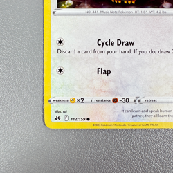 Pokemon TCG Card - Chatot 112/159 Common | 2023 Crown Zenith | NM/Mint - Image 4