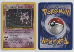 Sabrina's Gengar Holo Pokemon Gym Heroes #14 2000 - Image 3