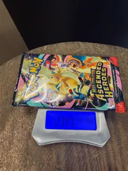 Heavy Pokemon Ascended Heroes Booster Pack (23g) Potential God Pack - Image 1