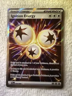 Pokemon Ignition Energy Special Energy Ultra Rare Holo 124/094 EN PHANTASMAL - Image 1