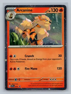 Arcanine 011 Holo Promo Scarlet & Violet Promo Pokemon NM/M - Image 1