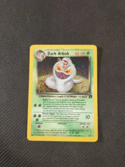 Dark Arbok 2/82 Rocket Holo Rare Pokemon MP - Image 1