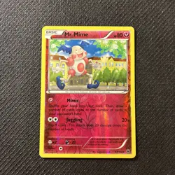 Mr. Mime 67/124 XY Fates Collide Reverse Holo Pokemon LP - Image 1