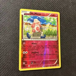 Mr. Mime 67/124 XY Fates Collide Reverse Holo Pokemon LP - Image 2