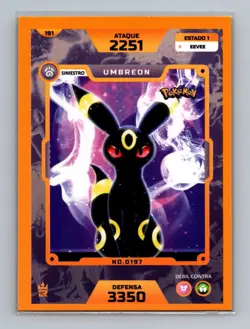 Pokemon Master Journeys 3R #191 Umbreon 2023 Peru Edition TCG LP+ - Image 1
