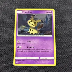 Mimikyu 58/145 Guardians Rising Non Holo Rare Pokemon NM - Image 1