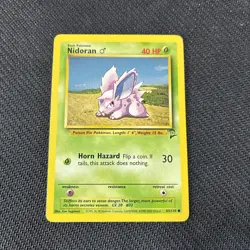 Nidoran M 83/130 Base Set 2 Pokemon NM - Image 1