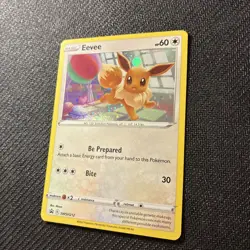 Eevee SWSH212 Holo Pokemon Promo NM - Image 2