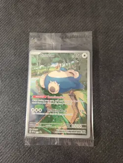 Sealed Snorlax 051 Blackstar 151 Promo Pokemon - Image 1
