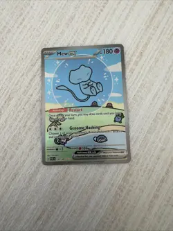 Pokemon TCG Mew EX 232/091 Sv: Paldean Fates Bubble Mew - Image 1