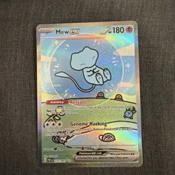 Pokemon TCG Mew EX 232/091 Sv: Paldean Fates Bubble Mew - Image 4