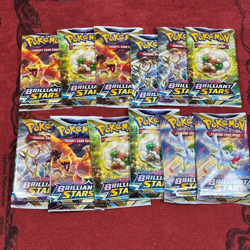 POKEMON LOT OF 36 SEALED SWSH Brilliant Stars BOOSTER PACK PACKS NEW = BOX QTY - Image 1