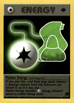 Pokemon TCG Team Rocket 1st Edition #82/82 Potion Energy - Image 1
