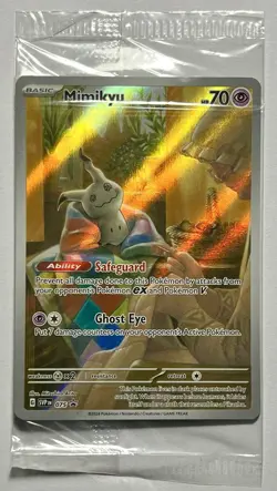 Mimikyu SVP075 •SEALED• IR Full Art Scarlet & Violet: Black Star Promo 2024 - Image 1