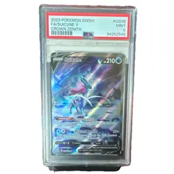 Pokemon Suicune V GG38 Crown Zenith Ultra Rare Holo Basic 210 HP English - Image 1