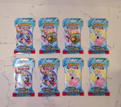 8x Pokemon TCG: Journey Together Sleeved Booster Pack - Factory Sealed - Image 1