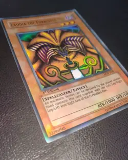 Yu-Gi-Oh! Exodia the Forbidden One LOB-124 1st Edition Ultra Asian English LP EX - Image 3