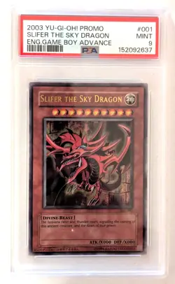 Yu-Gi-Oh Slifer the Sky Dragon GBI-001 Ultra Rare PSA 9 - Image 1