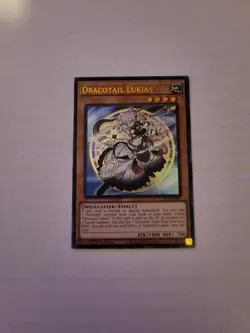 Yugioh Dracotail Lukias Ultra Rare JUSH-EN001 Near Mint - Image 2