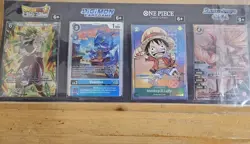 SEALED Gen Con 2023 Promo One Piece TCG Monkey D. Luffy Digimon DragonBall Z - Image 1