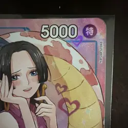Bandai One Piece CCG Boa Hancock OP13-051 Rare Holo 5000 HP Japanese - Image 3