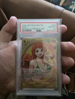 One Piece Nami (SP) EB03-53 Extra Booster: Heroines Edition Gem Mint PSA 10 - Image 1