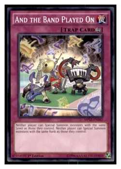 Yugioh And the Band Played On #MP15-EN045 2015 Mega-Tins Mega Pack LP - Image 1