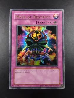 YUGIOH 2003 | MASK OF RESTRICT | LON-018 | NA OLD PRINT | VERY GOOD (MP) - Image 1